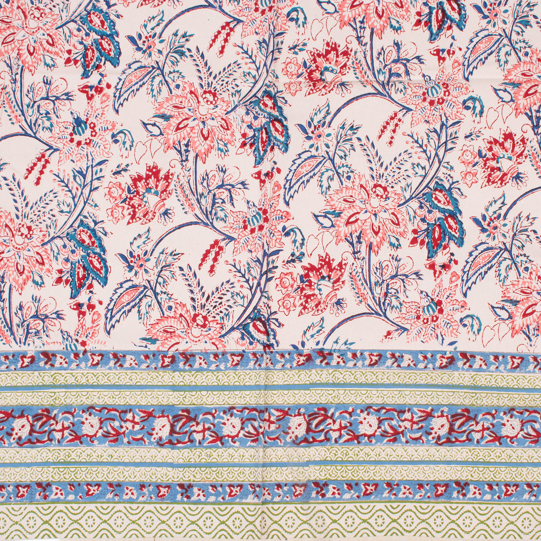 Paisley Cotton Tablecloth | Boho Table Cover