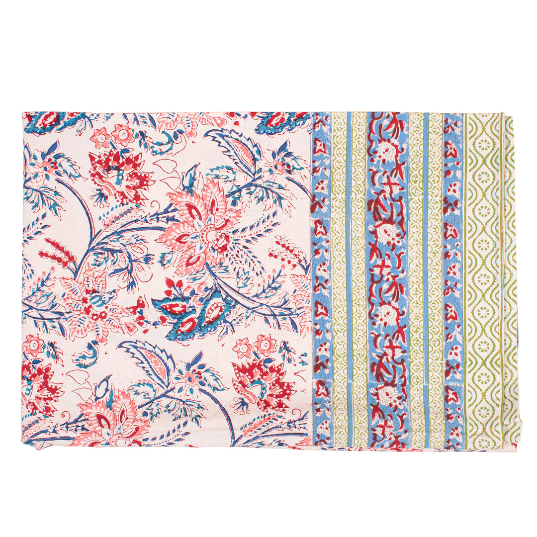Paisley Cotton Tablecloth | Boho Table Cover