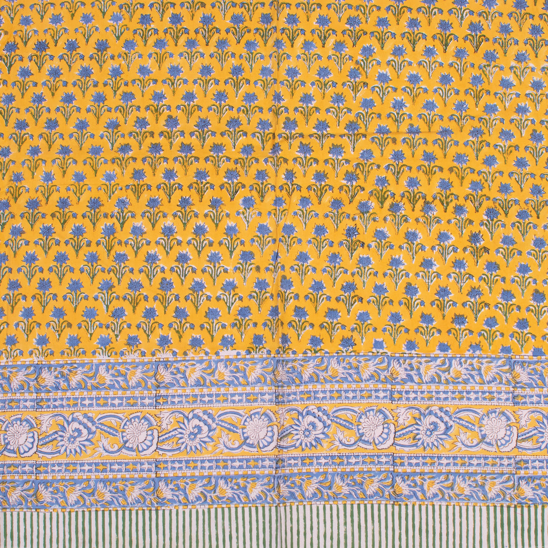Botanical Cotton Tablecloth | Boho Table Cover