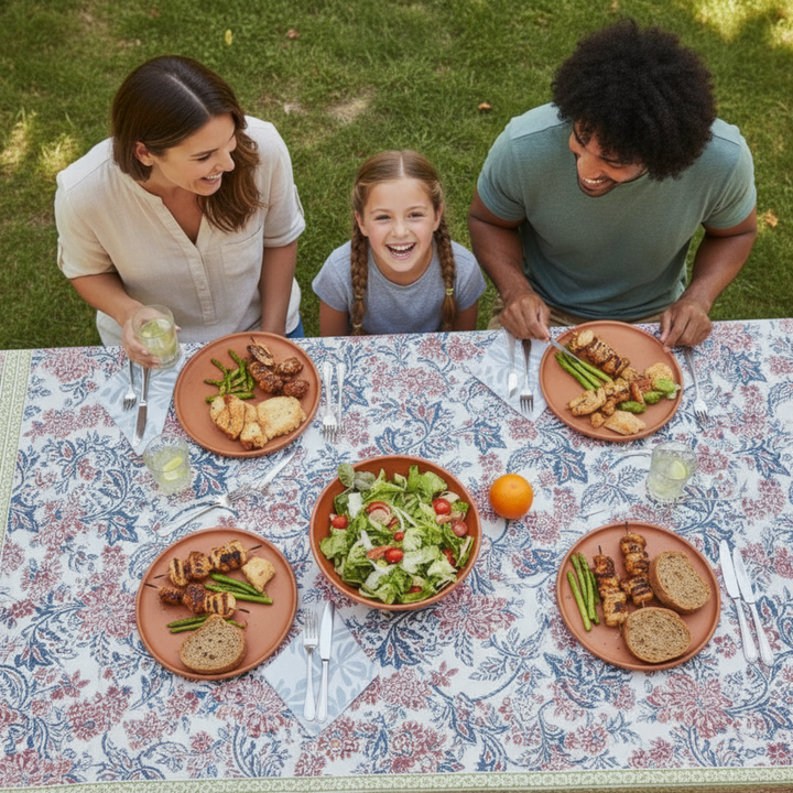 Boho Cotton Tablecloth | Boho Table Cover