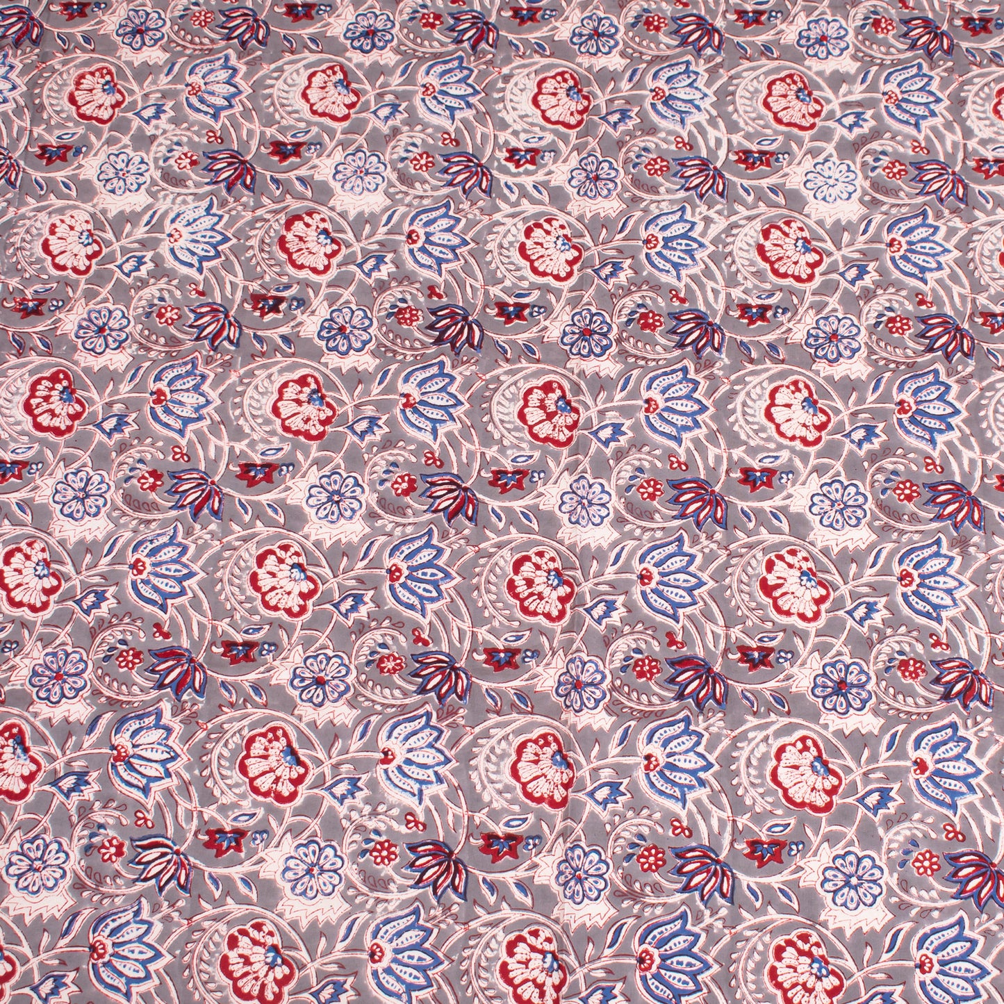 Handmade Block Print Cotton Tablecloth, Indian Floral Table Cover, Boho Dining Linen, Rustic Farmhouse Table Decor