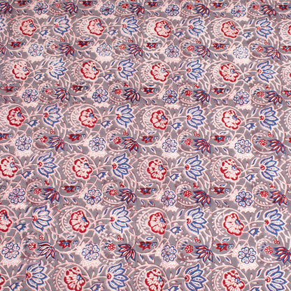 Handmade Block Print Cotton Tablecloth, Indian Floral Table Cover, Boho Dining Linen, Rustic Farmhouse Table Decor