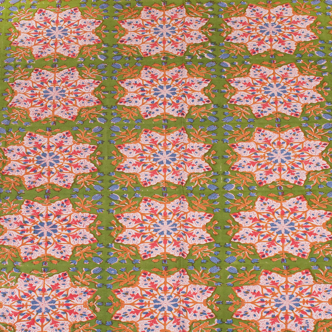 Vintage Cotton Tablecloth 60x90 | Boho Table Cover
