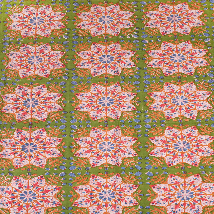 Vintage Cotton Tablecloth 60x90 | Boho Table Cover