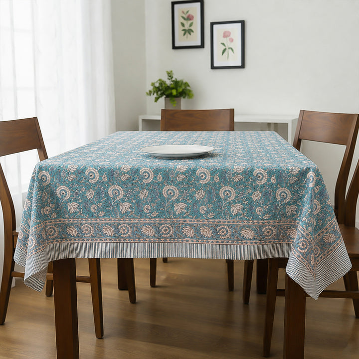 Boho Cotton Tablecloth 60x90 | Boho Table Cover