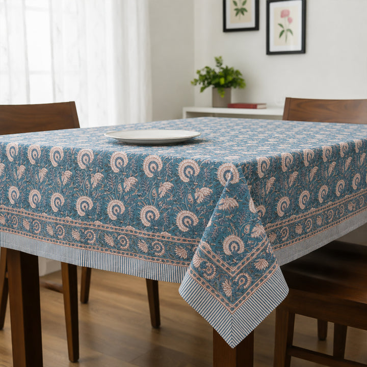 Boho Cotton Tablecloth 60x90 | Boho Table Cover
