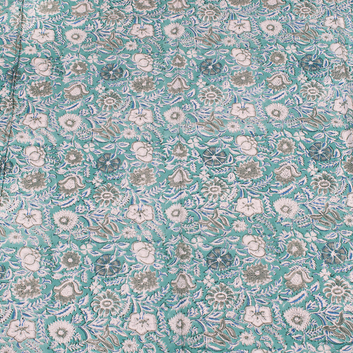 Hand Block Cotton Tablecloth 60x90 | Boho Table Cover
