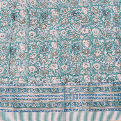 Premium Block Print Tablecloth for Dining Room and Kitchen Use - 60x90