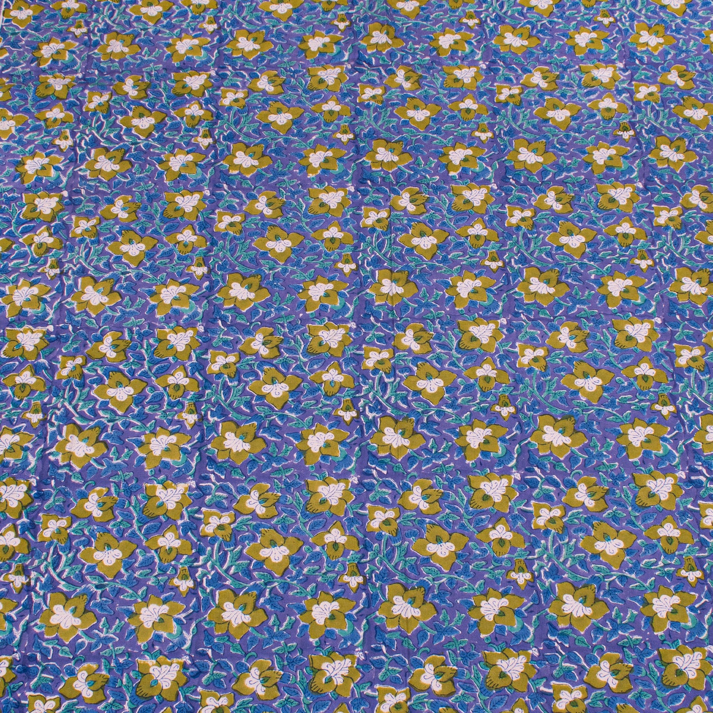 Soft Cotton Table Cover with Elegant Hand Block Print Design - 60x90
