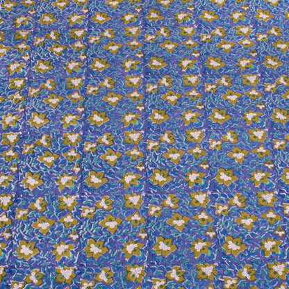 Soft Cotton Table Cover with Elegant Hand Block Print Design - 60x90