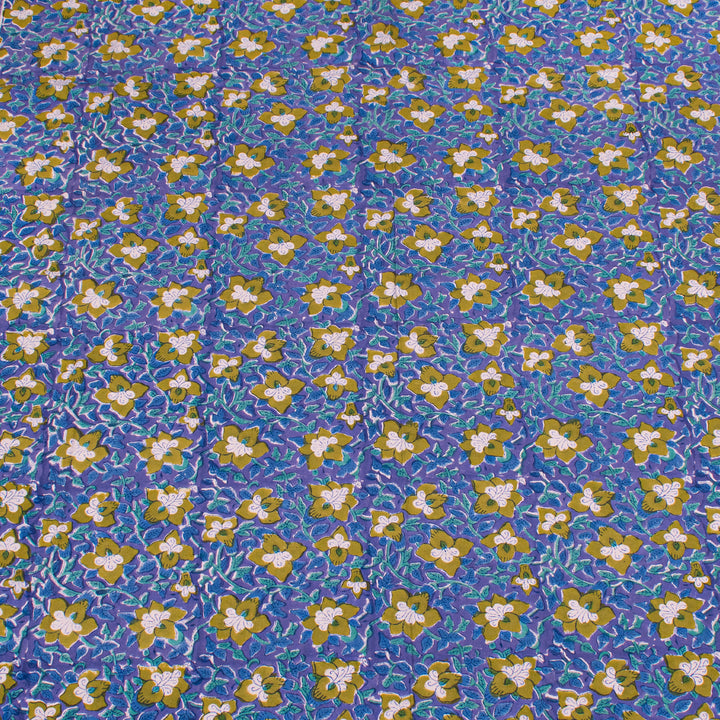 Hand Block Cotton Tablecloth 60x90 | Boho Table Cover
