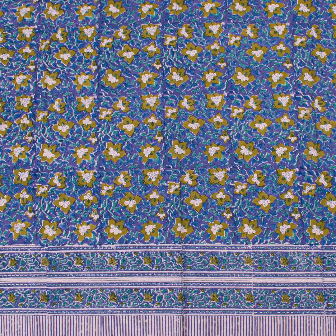 Hand Block Cotton Tablecloth 60x90 | Boho Table Cover