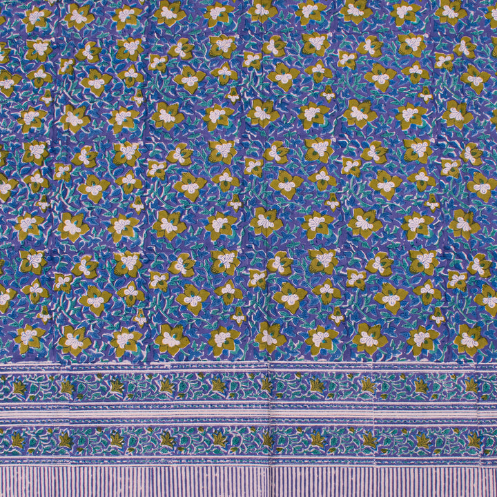 Hand Block Cotton Tablecloth 60x90 | Boho Table Cover