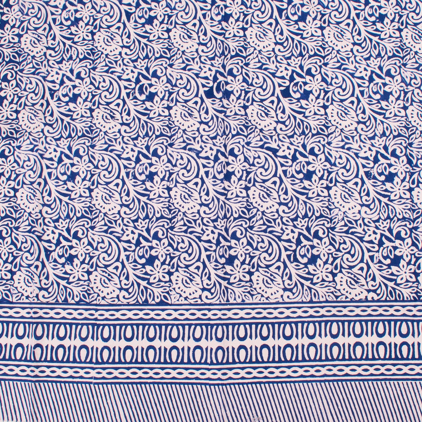 Handmade Cotton Block Print Table Cover for Dining Table Decor - 60x90
