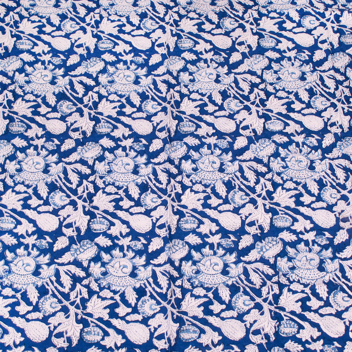 Hand Block Cotton Tablecloth 60x90 | Boho Table Cover