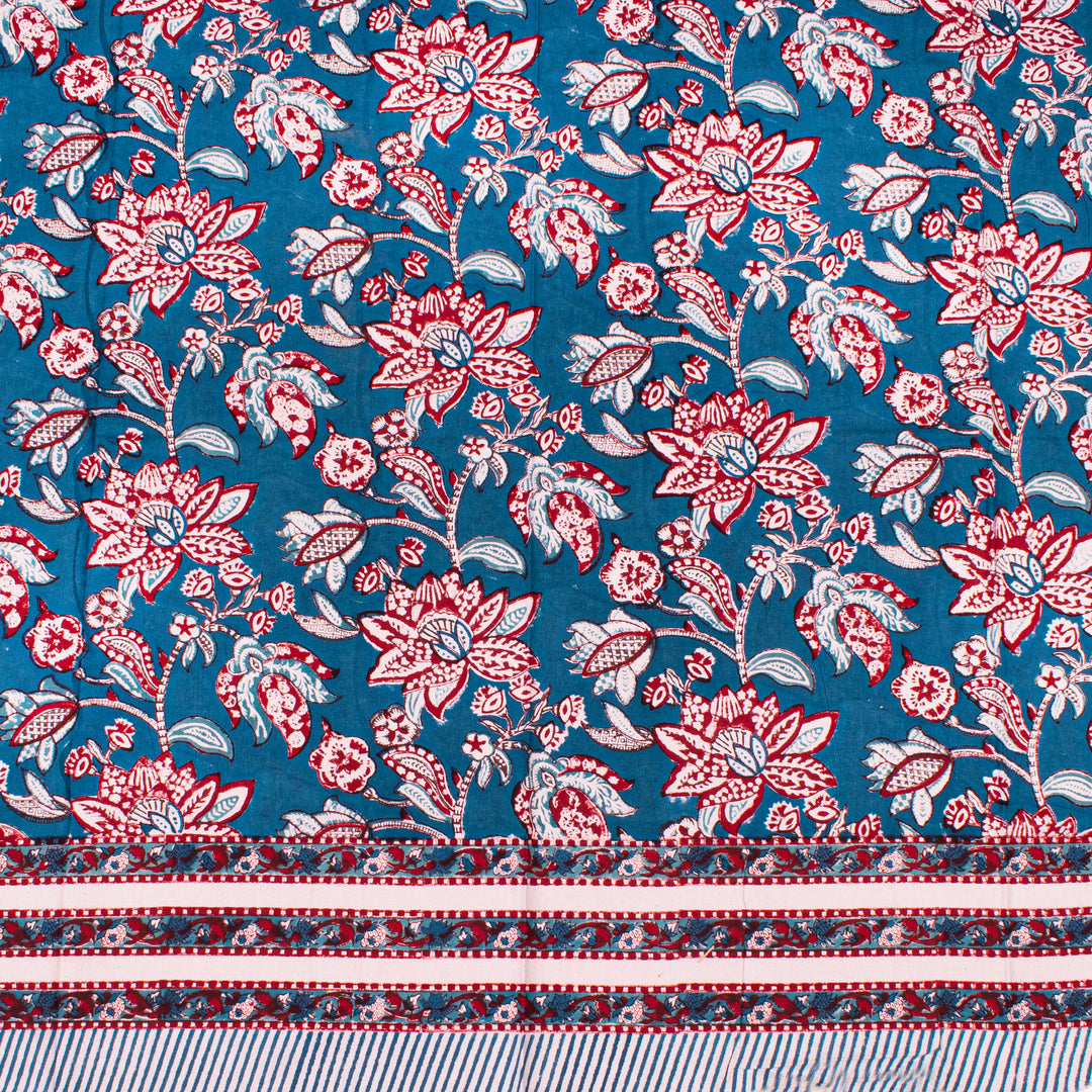 Handmade Cotton Tablecloth 60x90 | Boho Table Cover