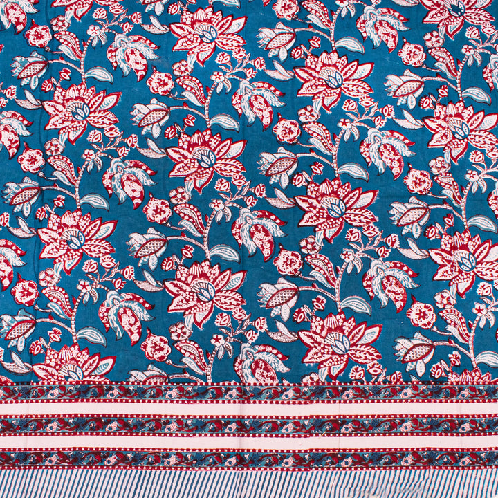 Handmade Cotton Tablecloth 60x90 | Boho Table Cover