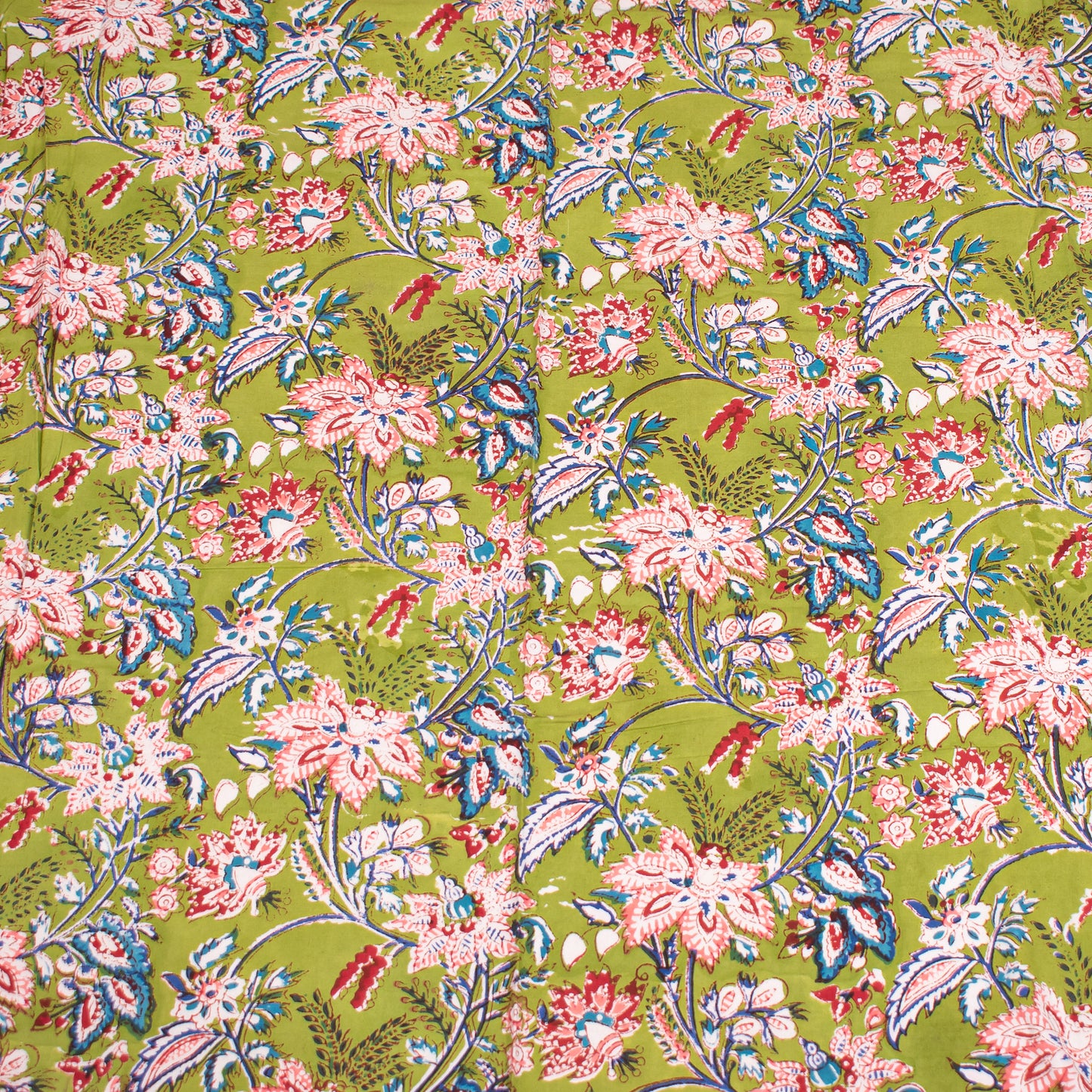 Paisley Block Print Cotton Tablecloth, Rustic Farmhouse Dining Table Cover, Boho Chic Home Linen, Handmade Textile