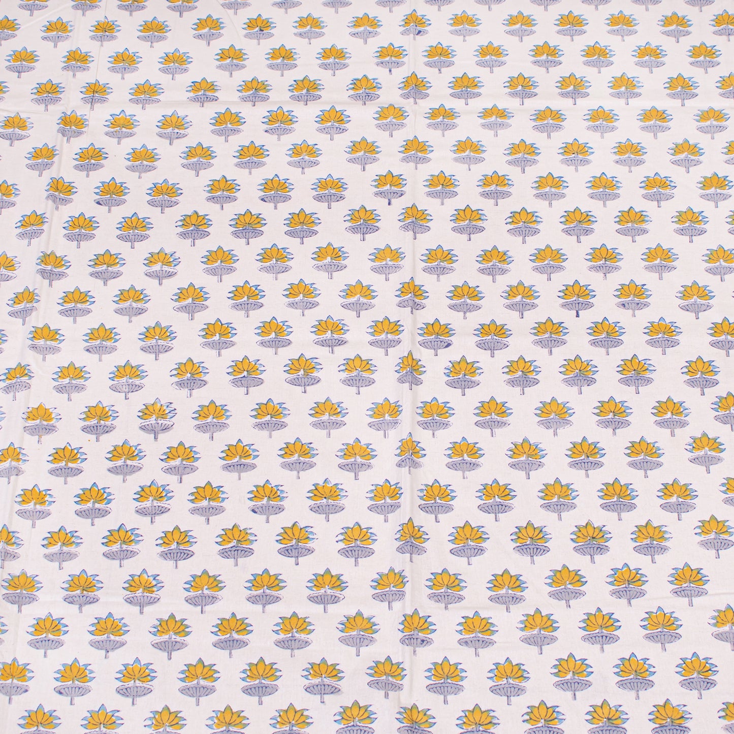 Block Print Cotton Tablecloth Rectangle, Handmade Floral Table Cover, Boho Chic Dining Decor, Soft Cotton Table Linen