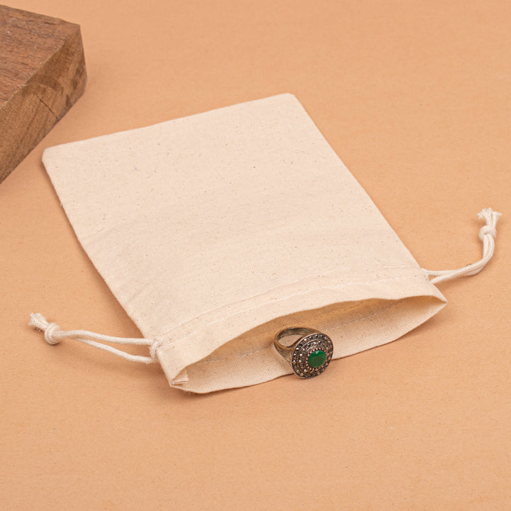 Pack of 25 – Cotton Drawstring Pouch | Jewelry &amp; Gift Packaging Bag