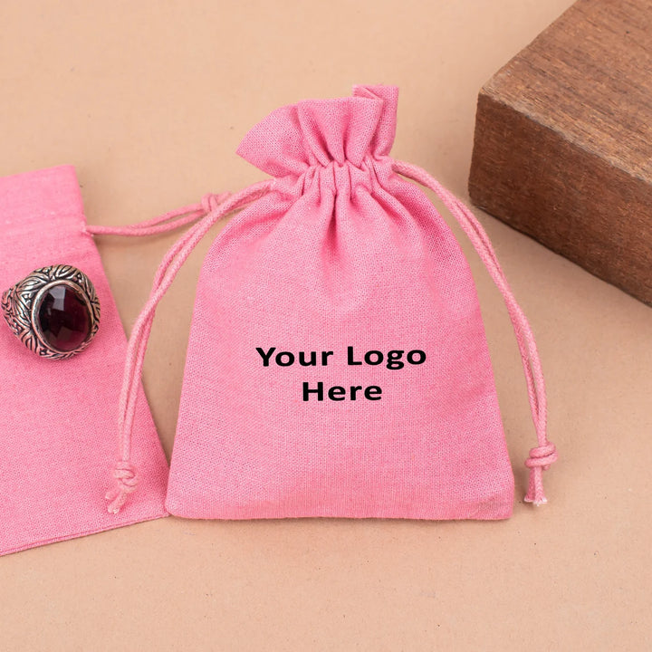 Cotton Drawstring Pouch | Jewelry &amp; Gift Packaging Bag