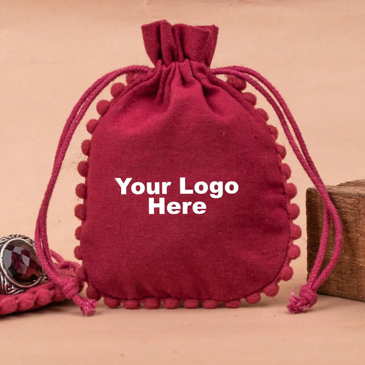 Handmade Drawstring Pouch | Jewelry &amp; Gift Packaging Bag