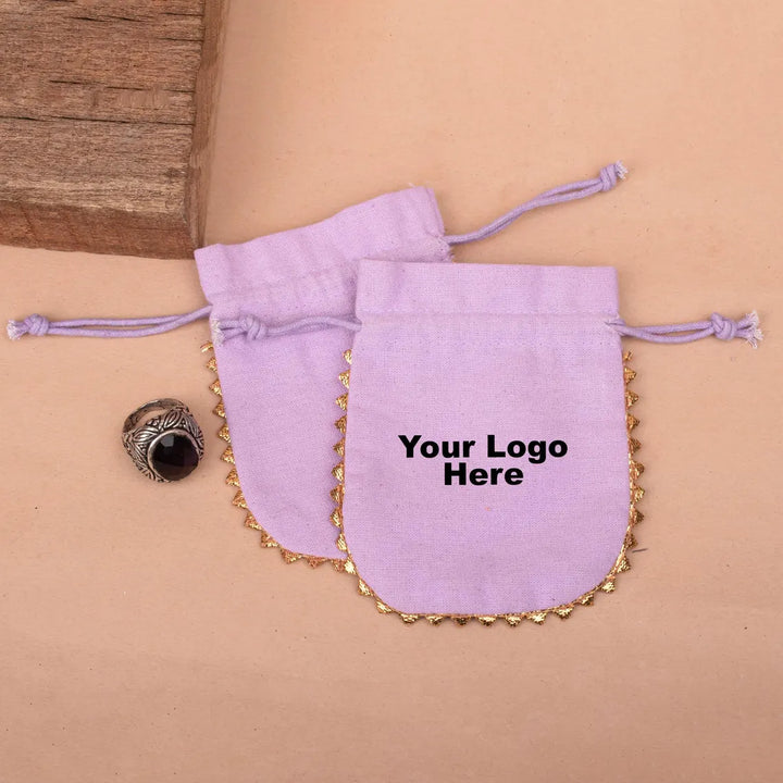 Designer Drawstring Pouch | Jewelry &amp; Gift Packaging Bag