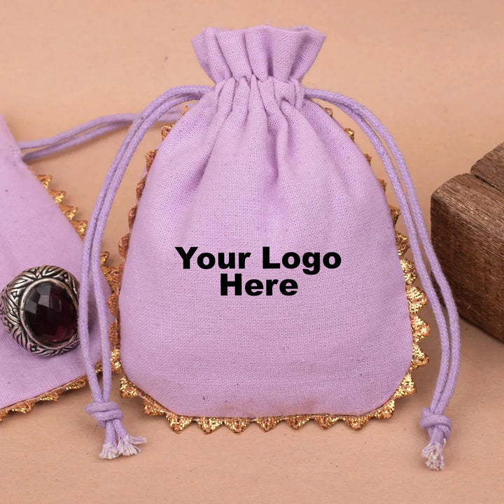 Designer Drawstring Pouch | Jewelry &amp; Gift Packaging Bag