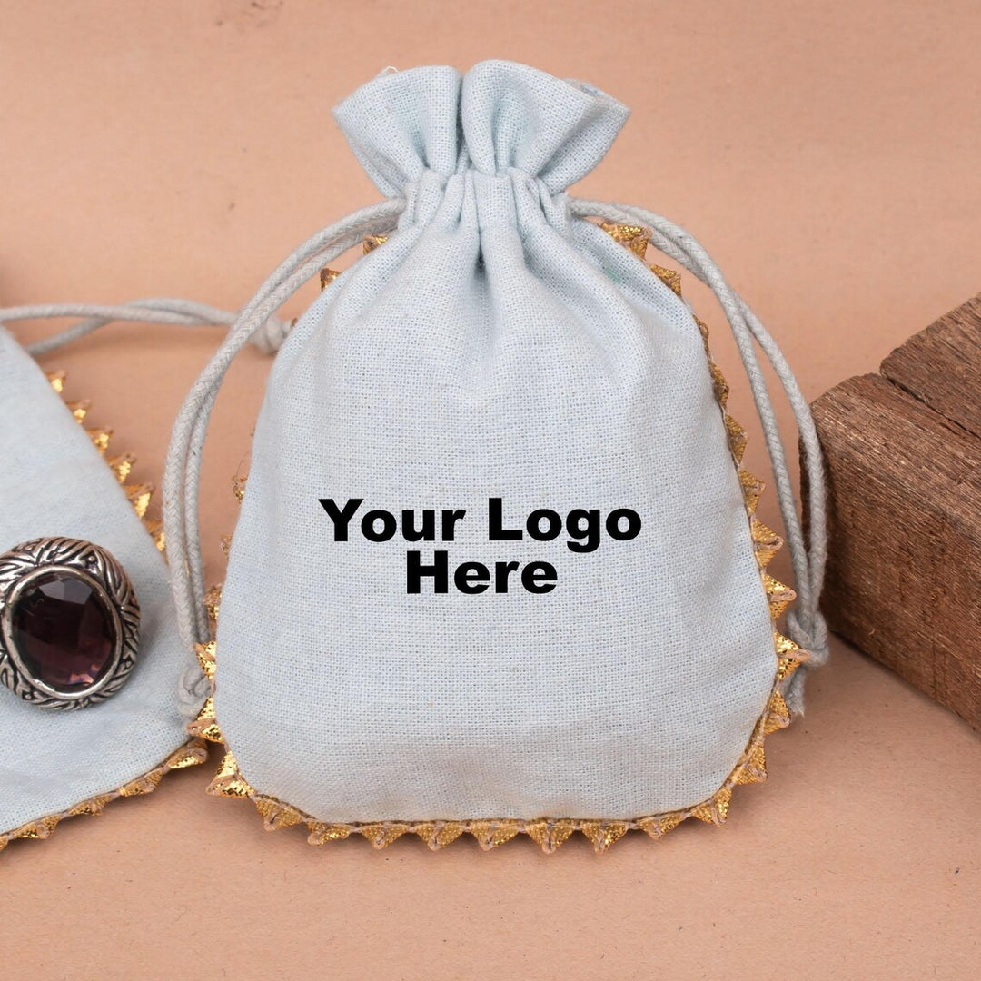 Designer Drawstring Pouch | Jewelry &amp; Gift Packaging Bag
