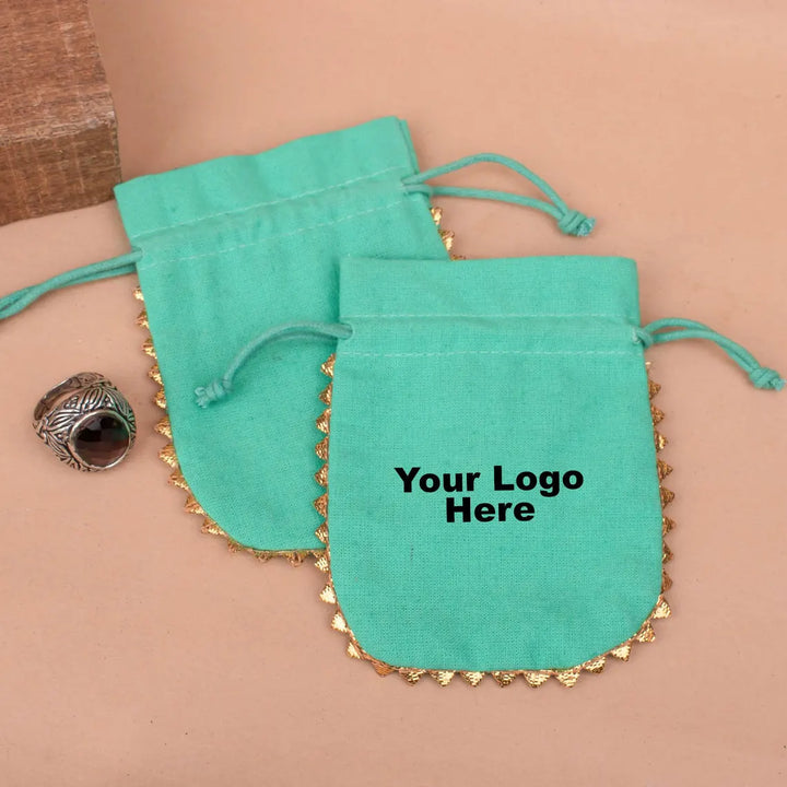 Handmade Drawstring Pouch | Jewelry &amp; Gift Packaging Bag