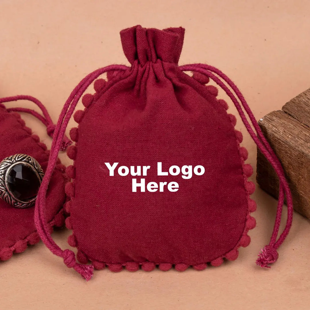 Handmade Drawstring Pouch | Jewelry &amp; Gift Packaging Bag