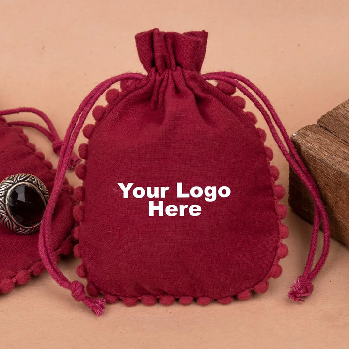 Handmade Drawstring Pouch | Jewelry &amp; Gift Packaging Bag