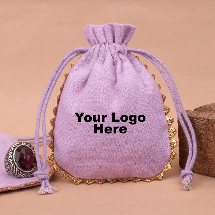 Designer Drawstring Pouch | Jewelry &amp; Gift Packaging Bag