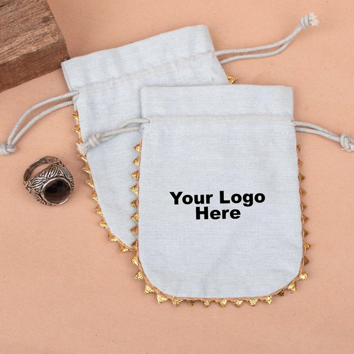 Designer Drawstring Pouch | Jewelry &amp; Gift Packaging Bag