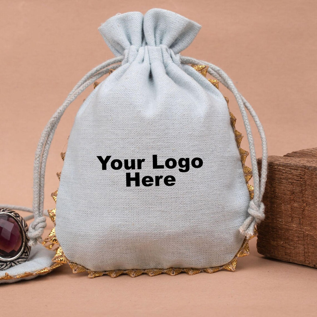 Designer Drawstring Pouch | Jewelry &amp; Gift Packaging Bag