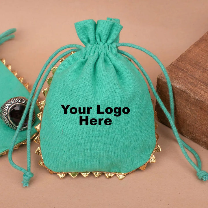 Handmade Drawstring Pouch | Jewelry &amp; Gift Packaging Bag
