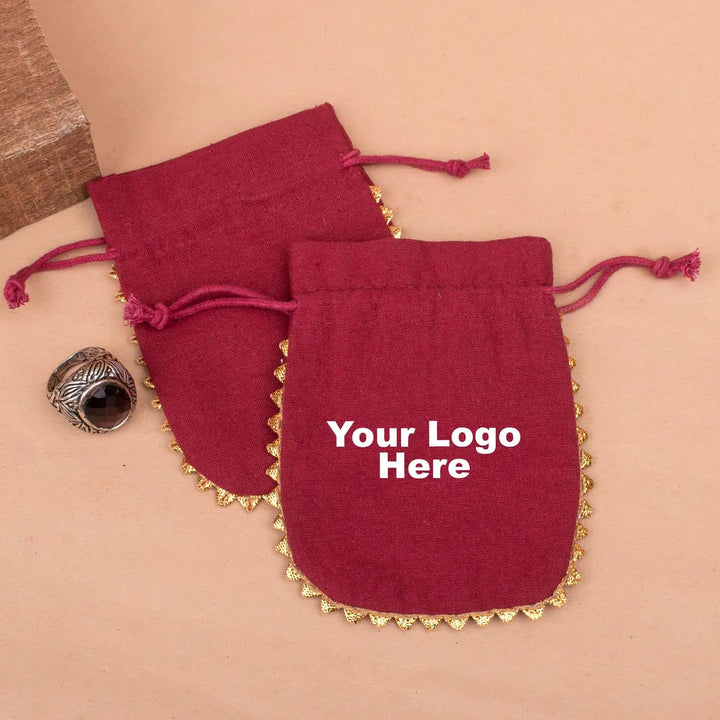 Designer Drawstring Pouch | Jewelry &amp; Gift Packaging Bag