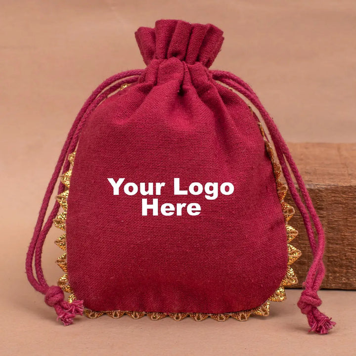 Designer Drawstring Pouch | Jewelry &amp; Gift Packaging Bag
