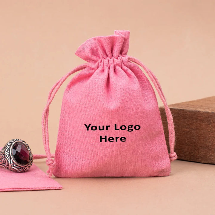 Cotton Drawstring Pouch | Jewelry &amp; Gift Packaging Bag