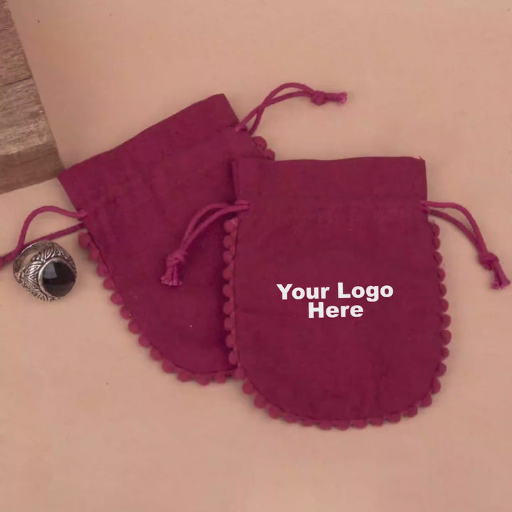Handmade Drawstring Pouch | Jewelry &amp; Gift Packaging Bag