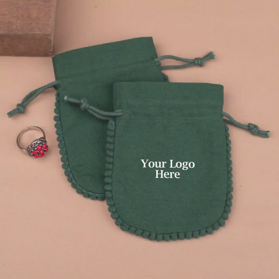 Designer Drawstring Pouch | Jewelry &amp; Gift Packaging Bag