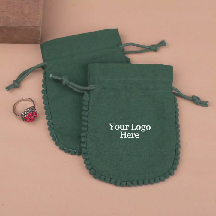 Designer Drawstring Pouch | Jewelry &amp; Gift Packaging Bag