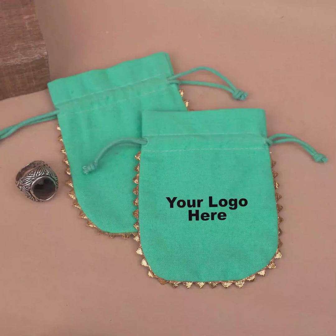Handmade Drawstring Pouch | Jewelry &amp; Gift Packaging Bag
