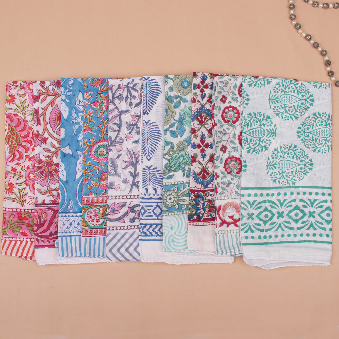 Set of 30 – Paisley Cotton Bandanas | Head Scarf &amp; Hair Wrap